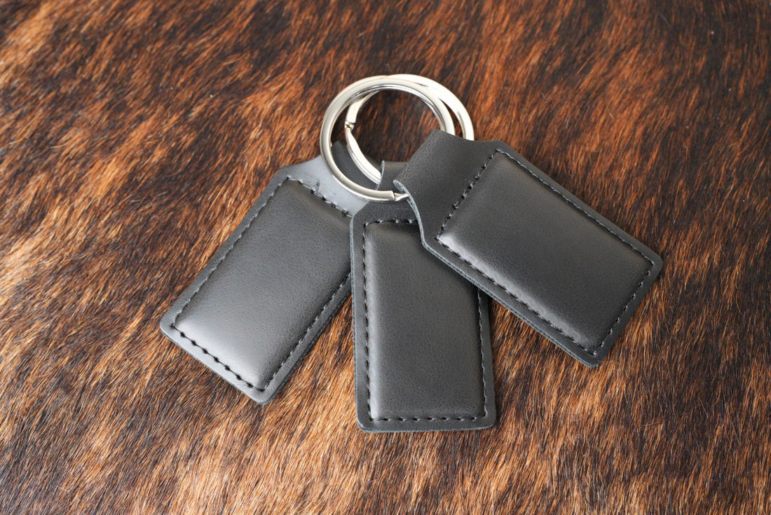 Leatherette Keychain