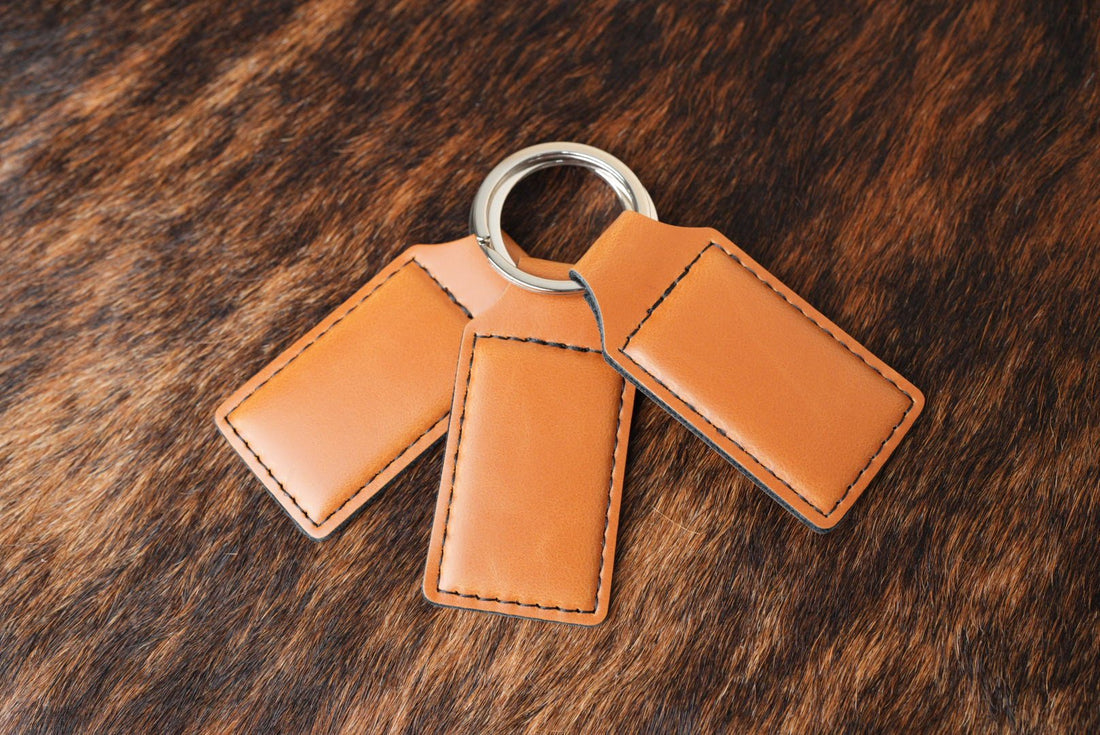 Leatherette Keychain
