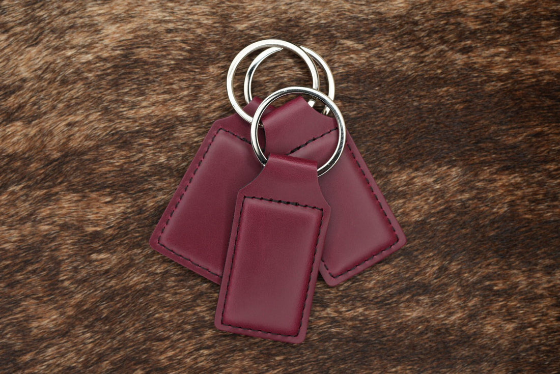 Leatherette Keychain