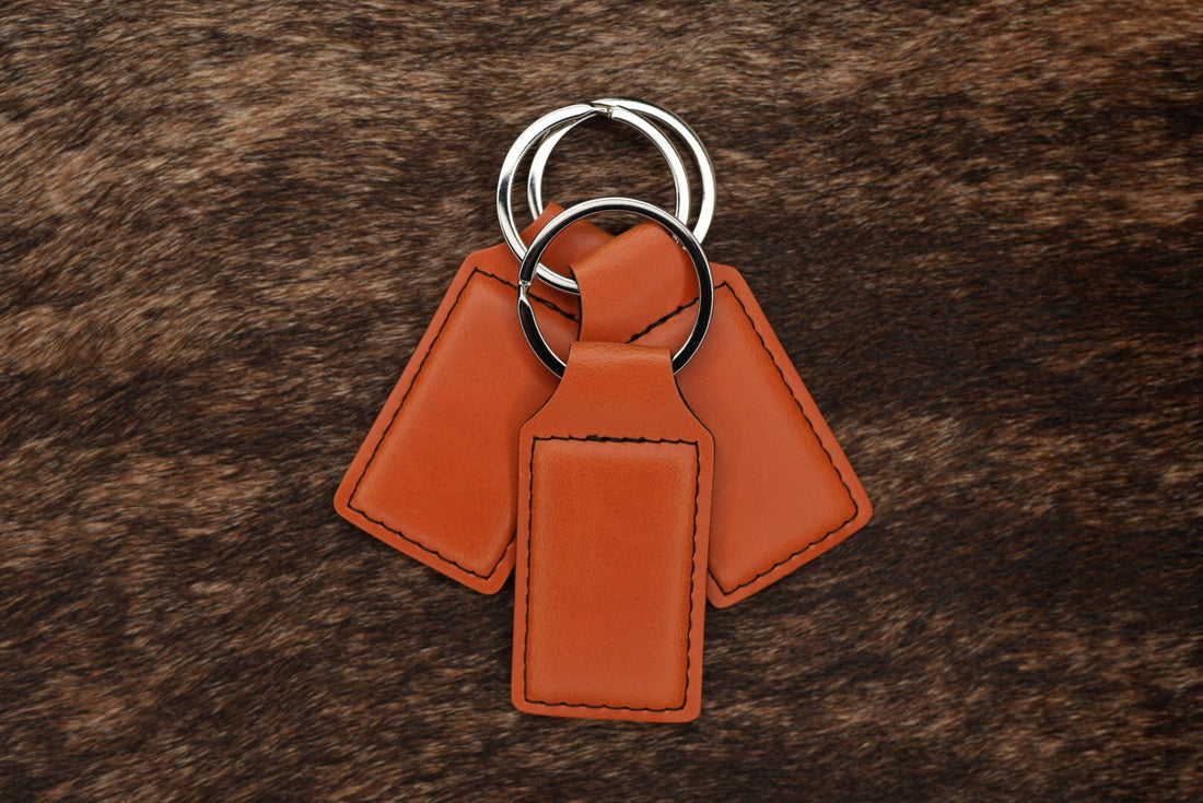 Leatherette Keychain