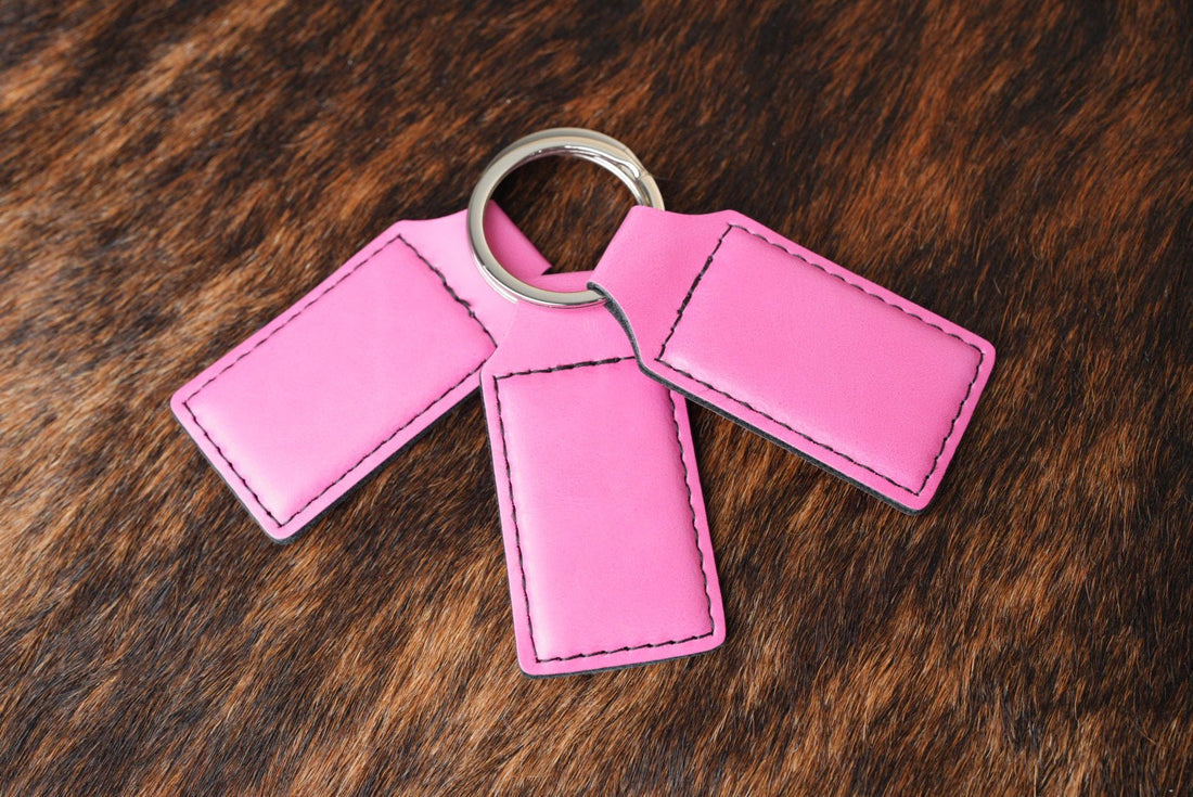 Leatherette Keychain