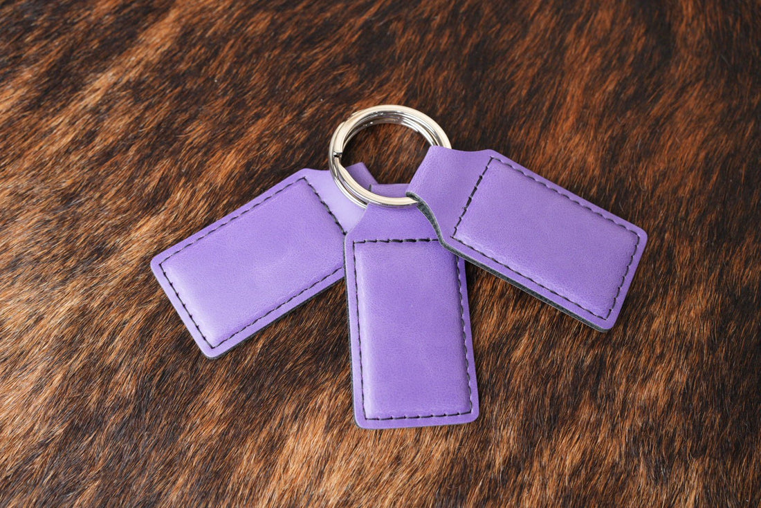 Leatherette Keychain