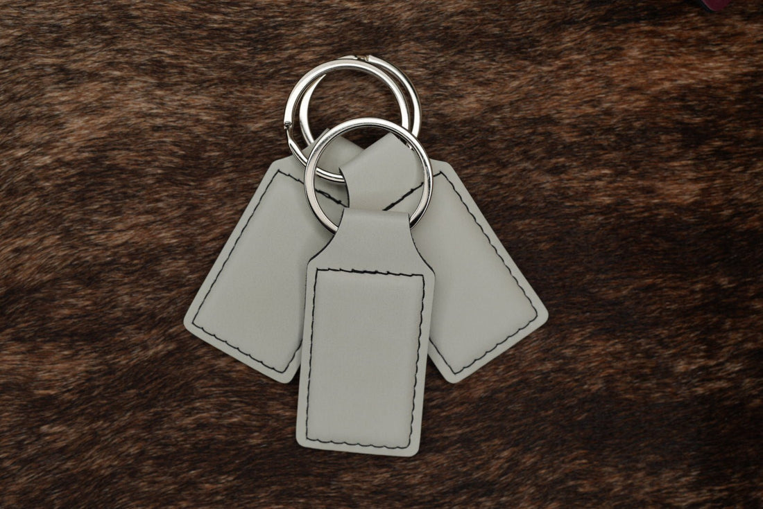 Leatherette Keychain