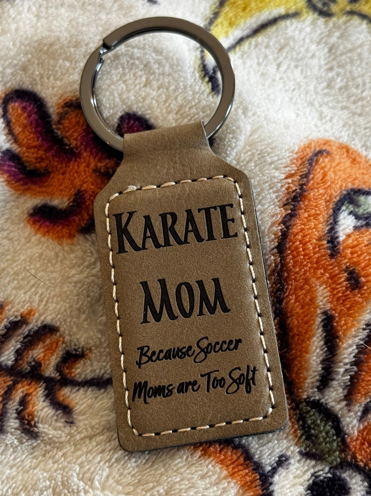Leatherette Keychain