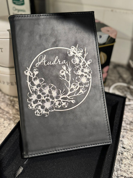 Boxed Leatherette Journal- refillable