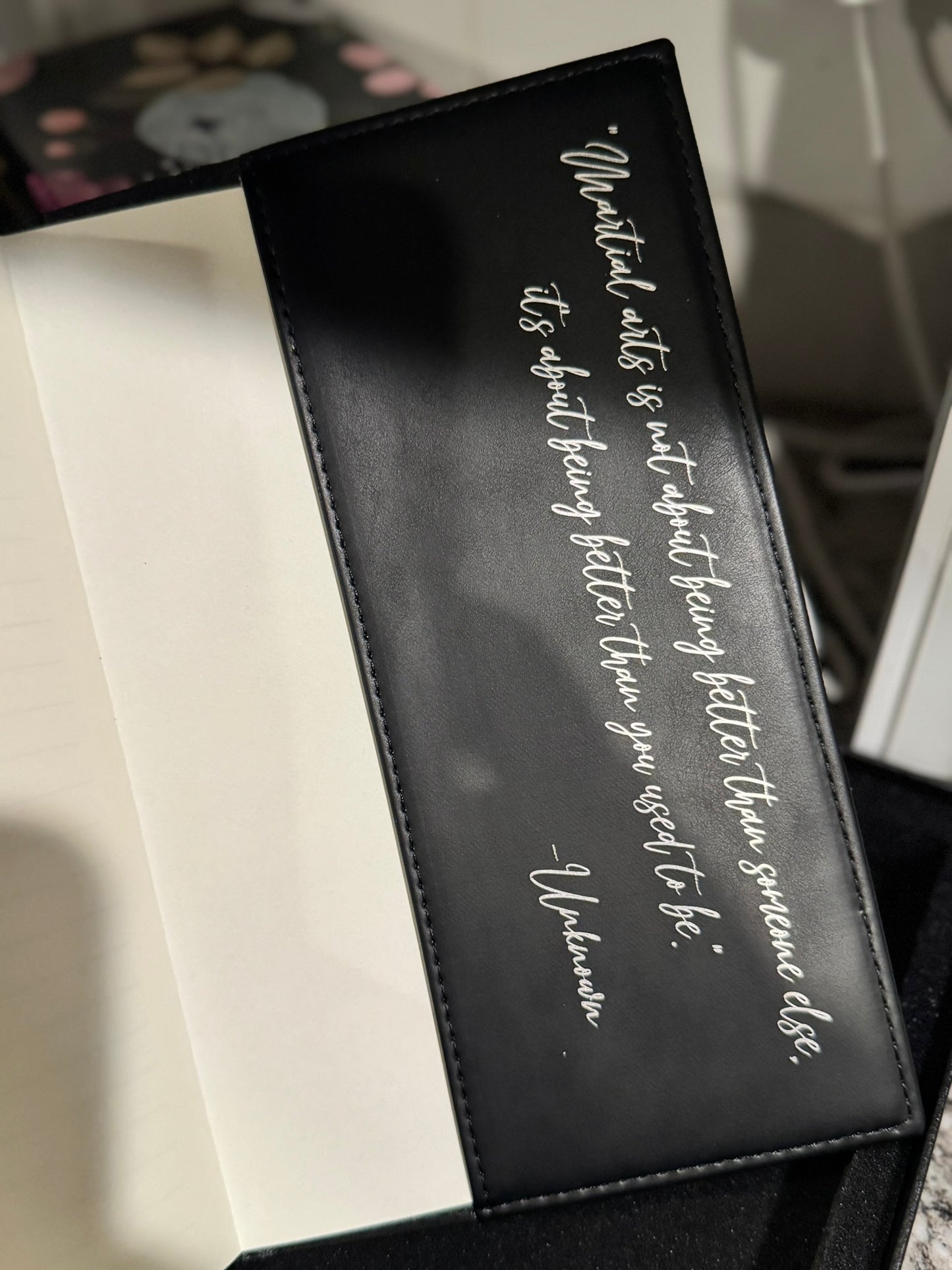 Boxed Leatherette Journal- refillable