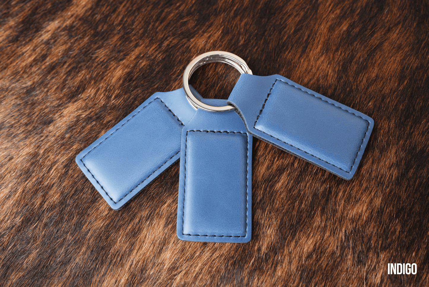 Leatherette Keychain