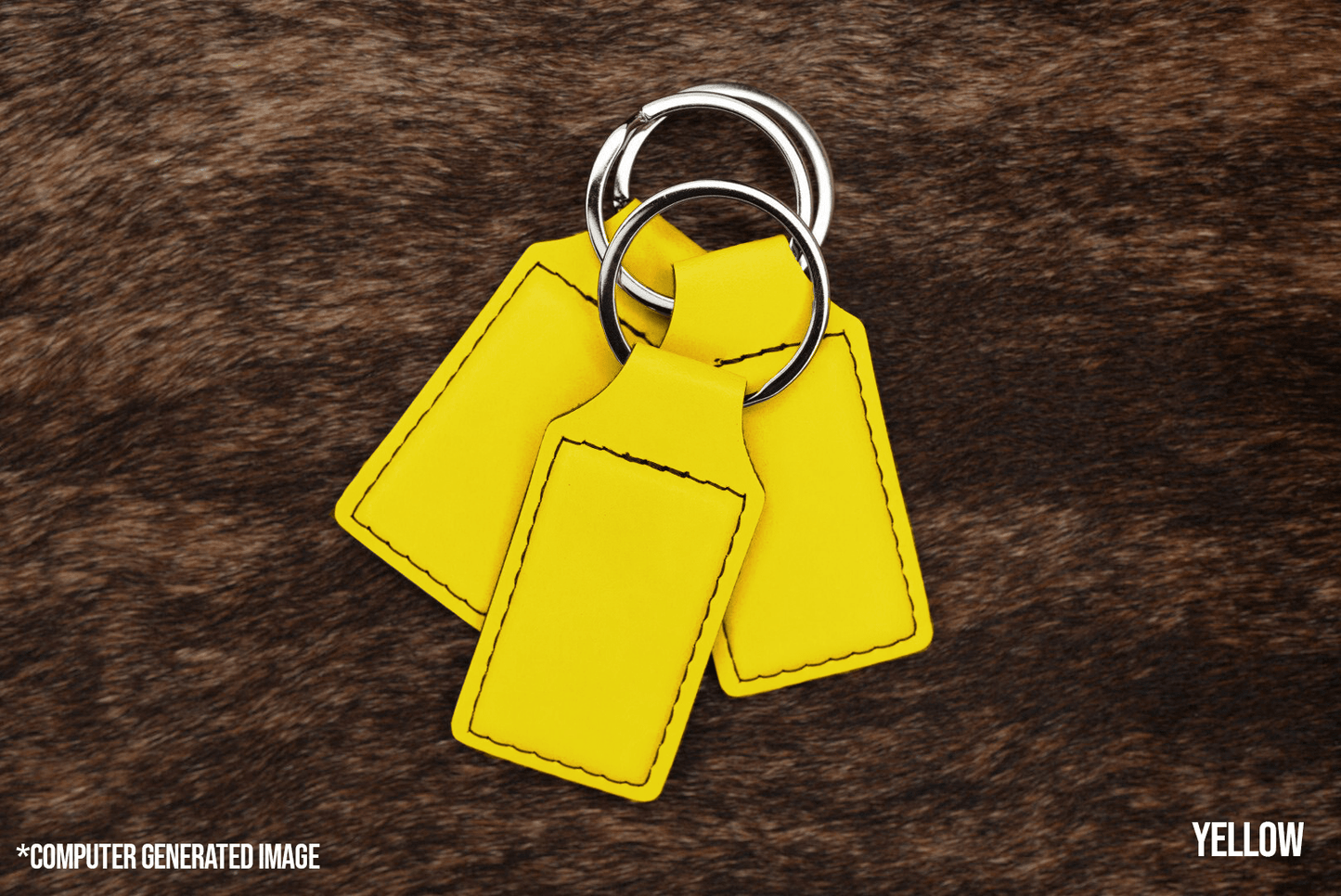 Leatherette Keychain