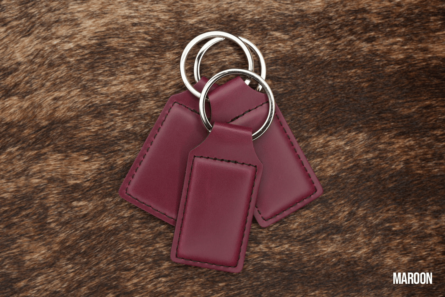 Leatherette Keychain