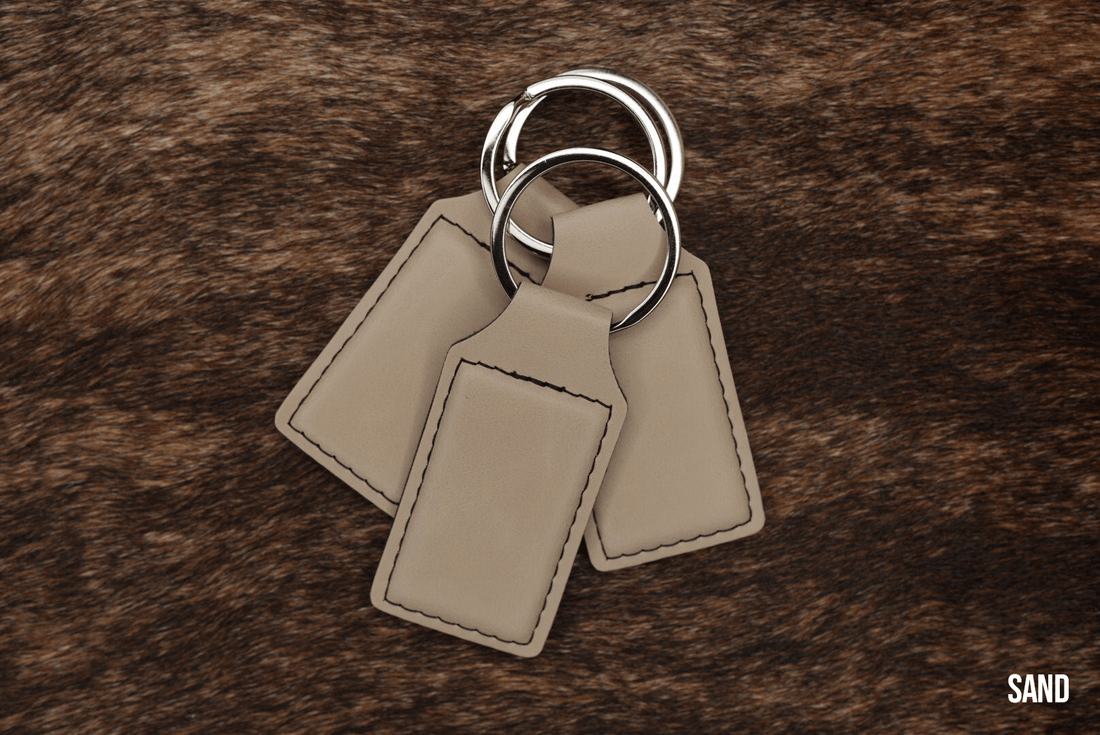 Leatherette Keychain
