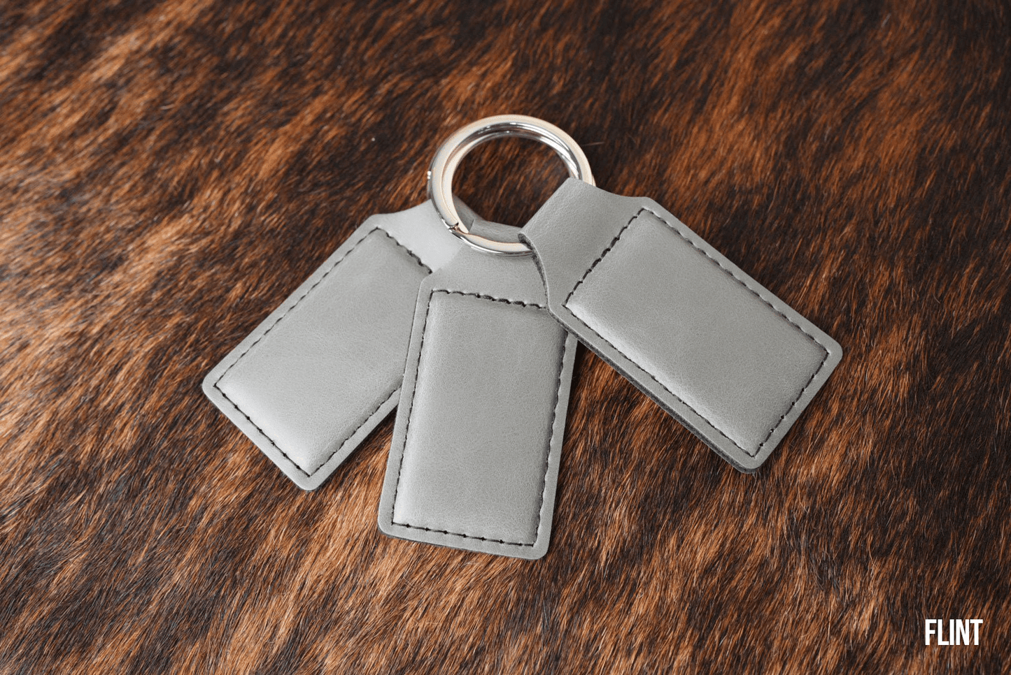 Leatherette Keychain