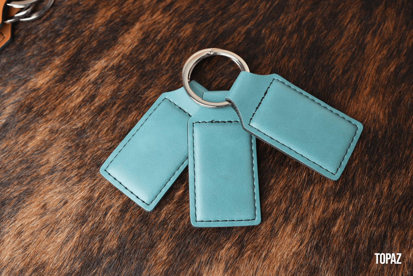 Leatherette Keychain