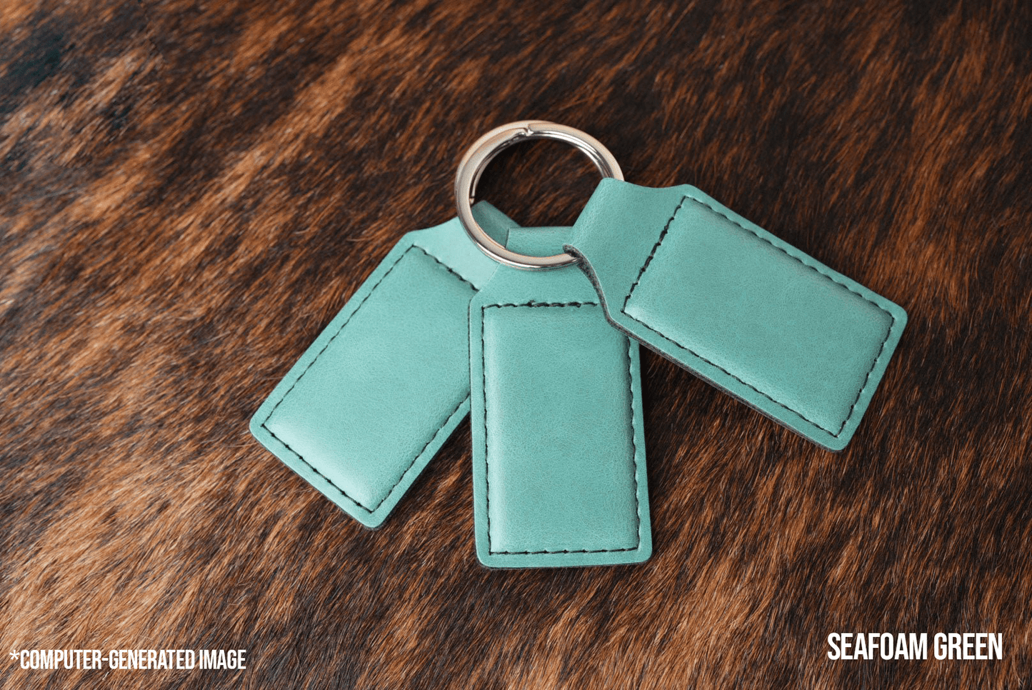 Leatherette Keychain