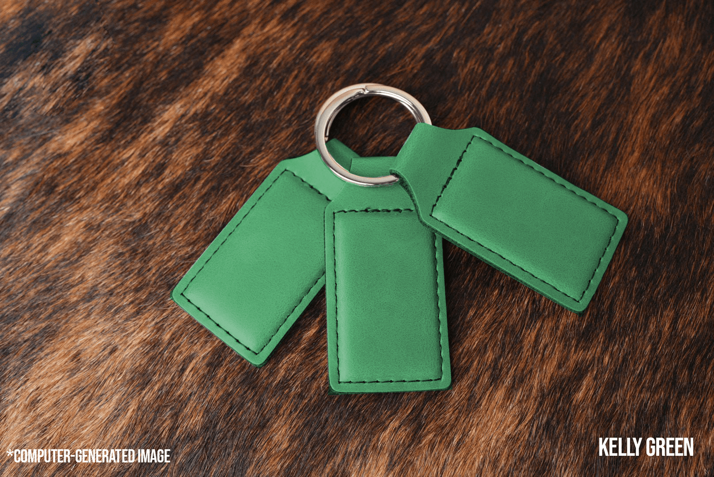 Leatherette Keychain