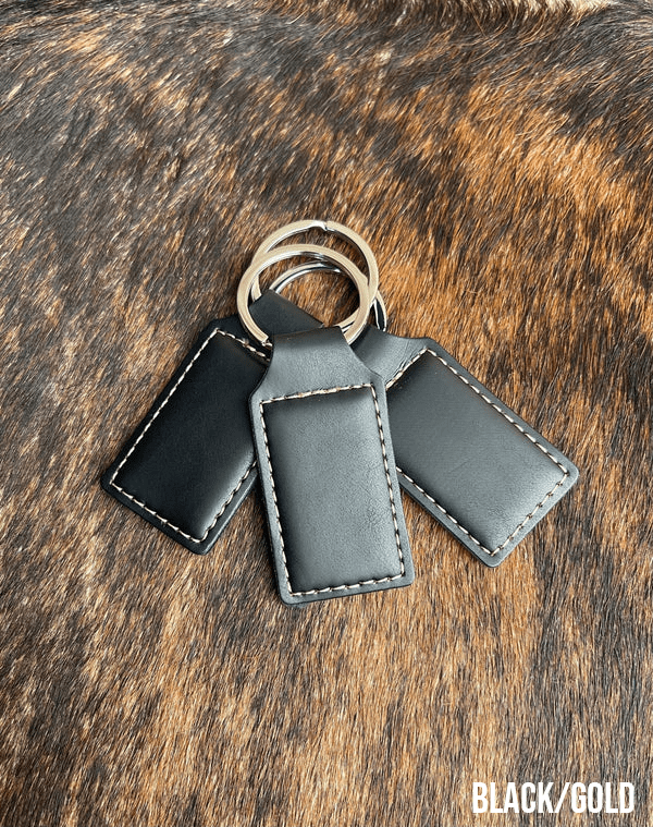 Leatherette Keychain