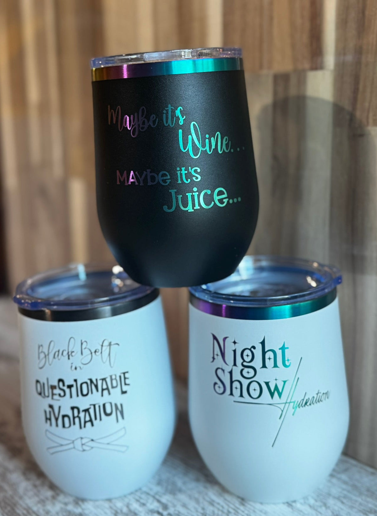 12oz Insulated Wine Glasses