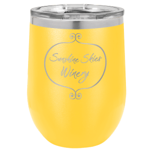 12oz Insulated Wine Glasses